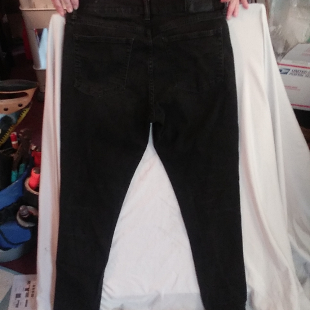 Black Polo Jeans with fading